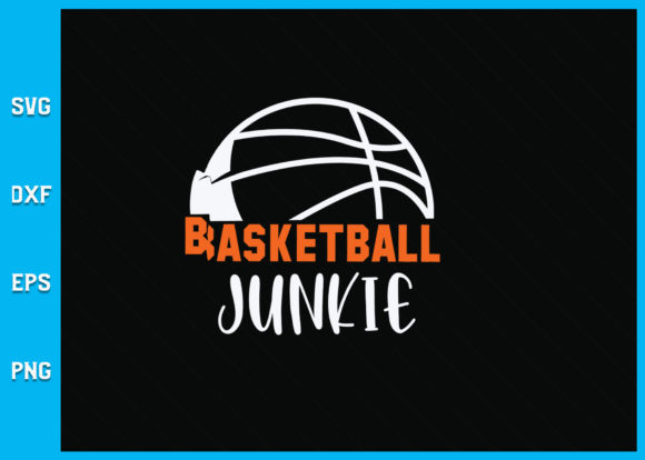 Basketball Junkie SVG Cut File Guide