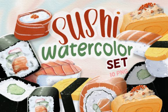 Choosing the Right Sushi Watercolor Set for Digital Planners and Print Projects