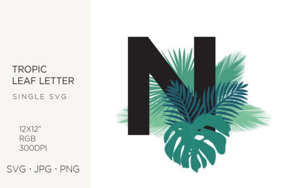 Designing with Tropic Leaves and Palm Leaf Letter N: A Creatorβs Guide to Versatile Digital Assets
