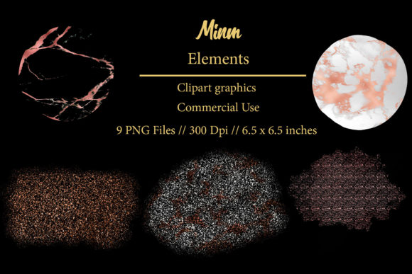Minm Brush Stroke Clipart: Bold Design Elements